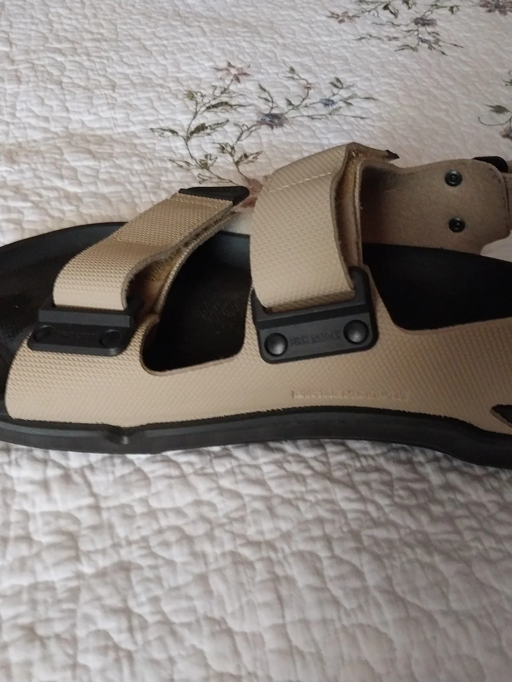 BIRKESTOK Men's TATACOA  Beige Strap Sandals with Footbed 11 EU